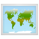 World Map on WhatsApp