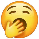Faccina che sbadiglia on WhatsApp